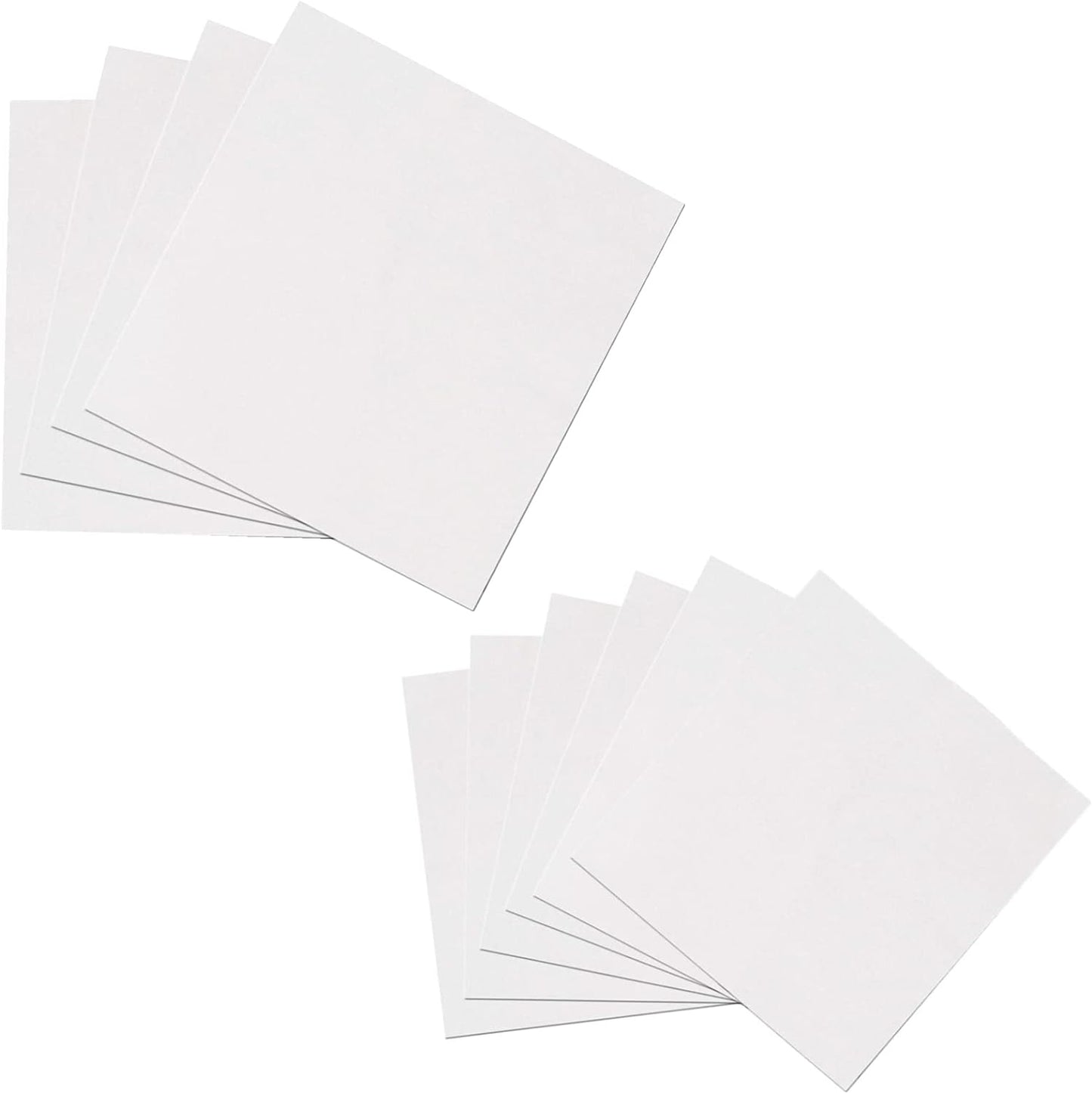 Pinhoollgo 10 Pieces White Cotton Fabric Embroidery Fabric Cotton for Embroidery Garment Craft Flower Pot Decoration Embroidery Cross Stitch Cloth,7.9 Inch