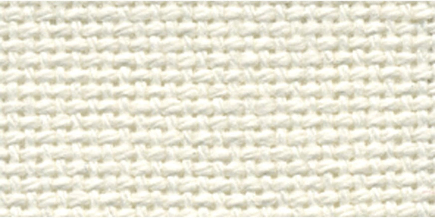 DMC MO0237-0322 Charles Craft 20 by 24-Inch Evenweave Monaco Aida Cloth, Antique White, 28 Count