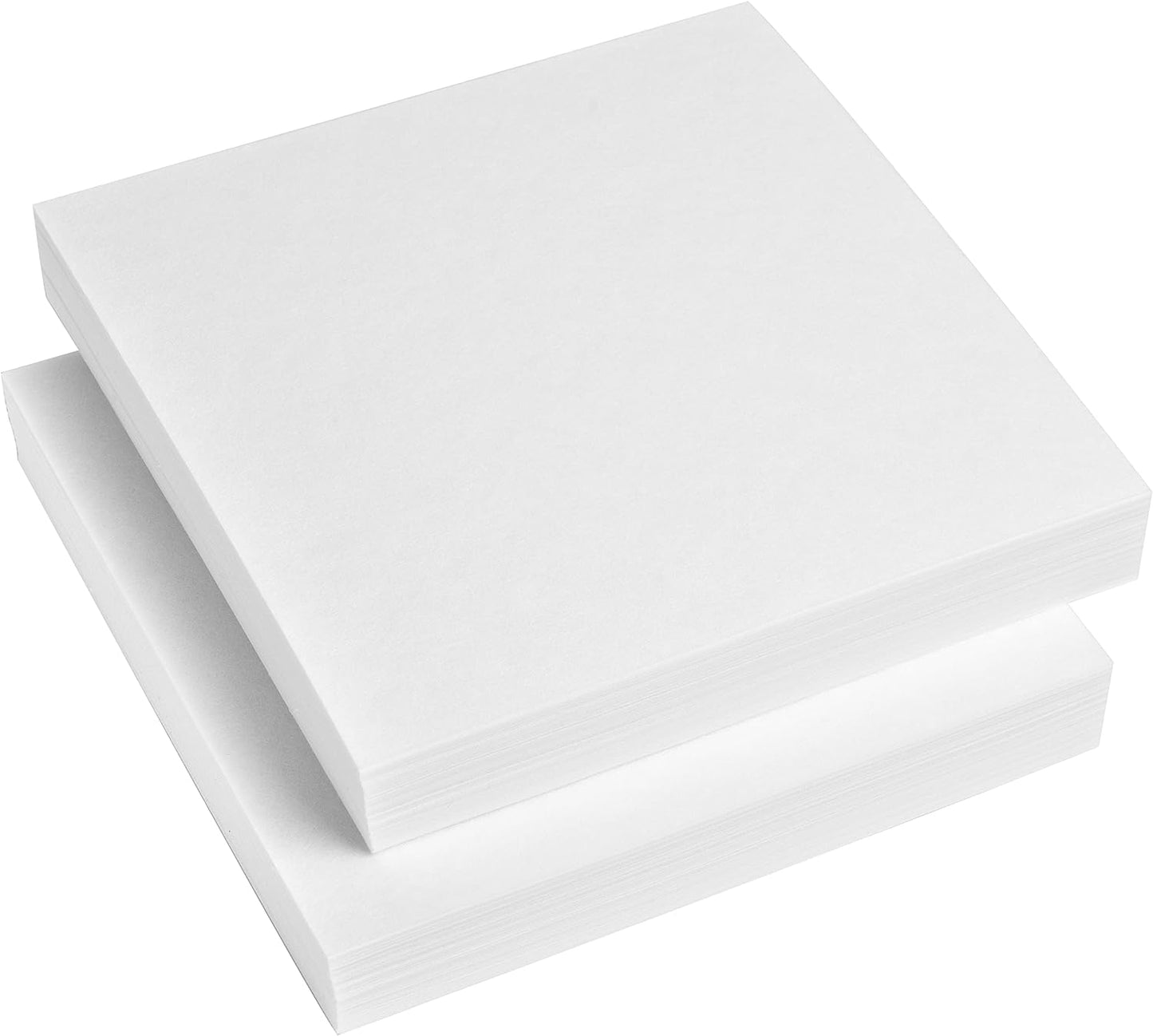 New brothread Cut Away Machine Embroidery Stabilizer Backing 8"x8" - 100 Precut Sheets - Medium Weight 2.5 Ounce - Fits 4x4 and 6x6 Hoops