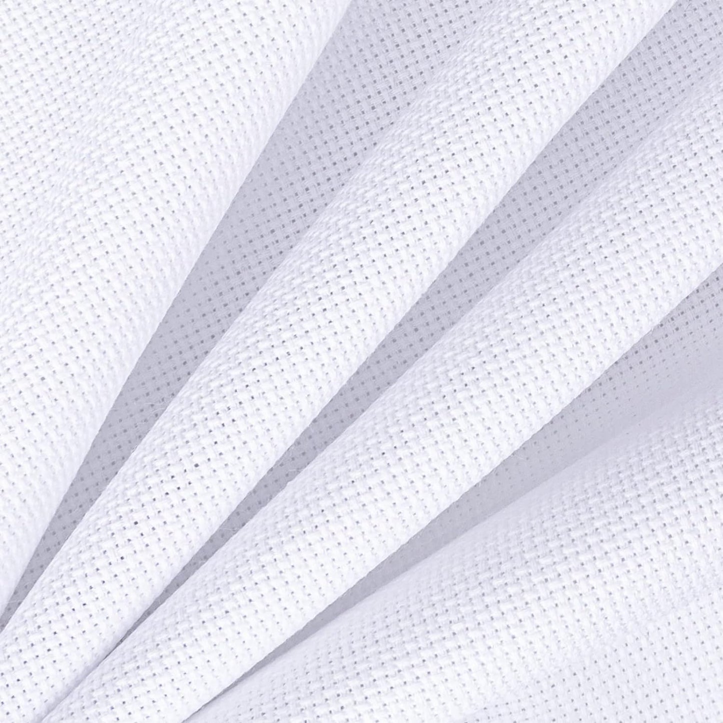 Caydo Aida Cloth 11 Count White Classic Reserve Cross Stitch Fabric Embroidery Fabric Squares 39 by 60 Inch Big Size