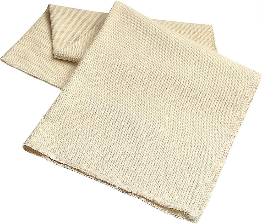 Pllieay Tufting Cloth Punch Needle Fabric, Embroidery Fabric, Monks Cloth for Punch Needle Embroidery Rug-Punch & Pinch Needle, 26.4 x 19.3 Inch