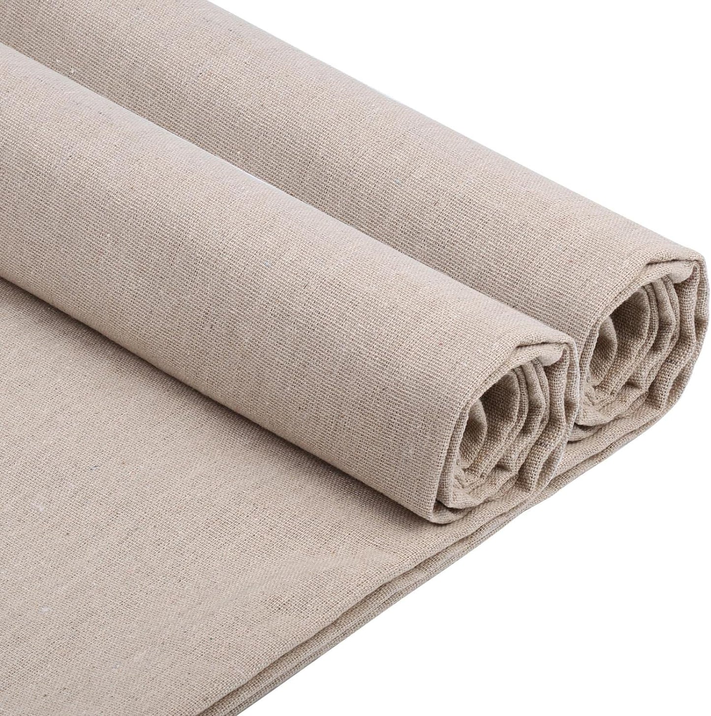Muslin Fabric 5 Yard Muslin Cloth 63 Inches Wide Textile Unbleached Natural Cotton Fabric Soft and Smooth Embroidery Fabric Reusable and Washable Linen Fabric for Sewing Embroidery Decor DIY Projects
