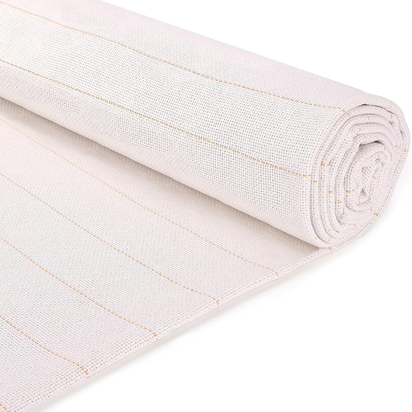Pllieay Tufting Cloth Punch Needle Fabric, Embroidery Fabric, Monks Cloth for Punch Needle Embroidery Rug-Punch & Pinch Needle, 26.4 x 19.3 Inch