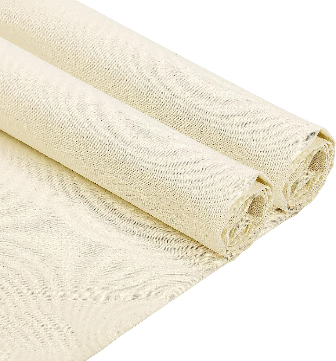 Muslin Fabric 5 Yard Muslin Cloth 63 Inches Wide Textile Unbleached Natural Cotton Fabric Soft and Smooth Embroidery Fabric Reusable and Washable Linen Fabric for Sewing Embroidery Decor DIY Projects