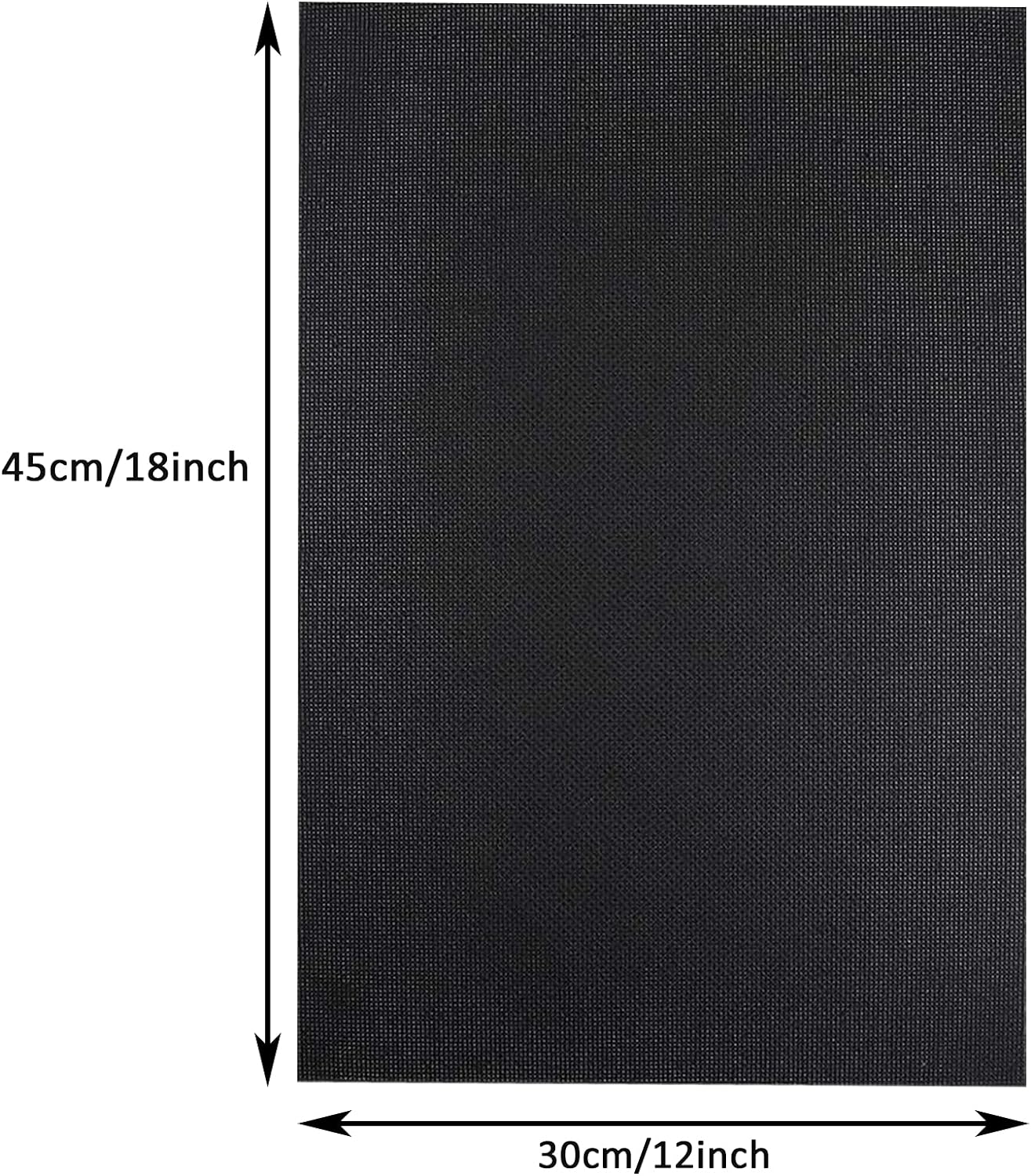 Similane 6 Pcs Cross Stitch Aida Cloth Embroidery Cloth Cross-Stitch Fabric 14 Count Black Aida Easy to use Cross-Stitch Embroidery Patterns Pictures 12 by 18-Inch