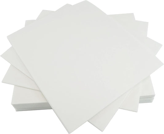 New brothread Cut Away Machine Embroidery Stabilizer Backing 8"x8" - 100 Precut Sheets - Medium Weight 2.5 Ounce - Fits 4x4 and 6x6 Hoops