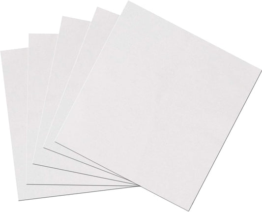 Pinhoollgo 10 Pieces White Cotton Fabric Embroidery Fabric Cotton for Embroidery Garment Craft Flower Pot Decoration Embroidery Cross Stitch Cloth,7.9 Inch