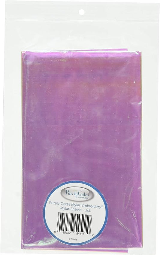 Purely Gates Mylar 18x30 embroidery sheet (Pack of 1)