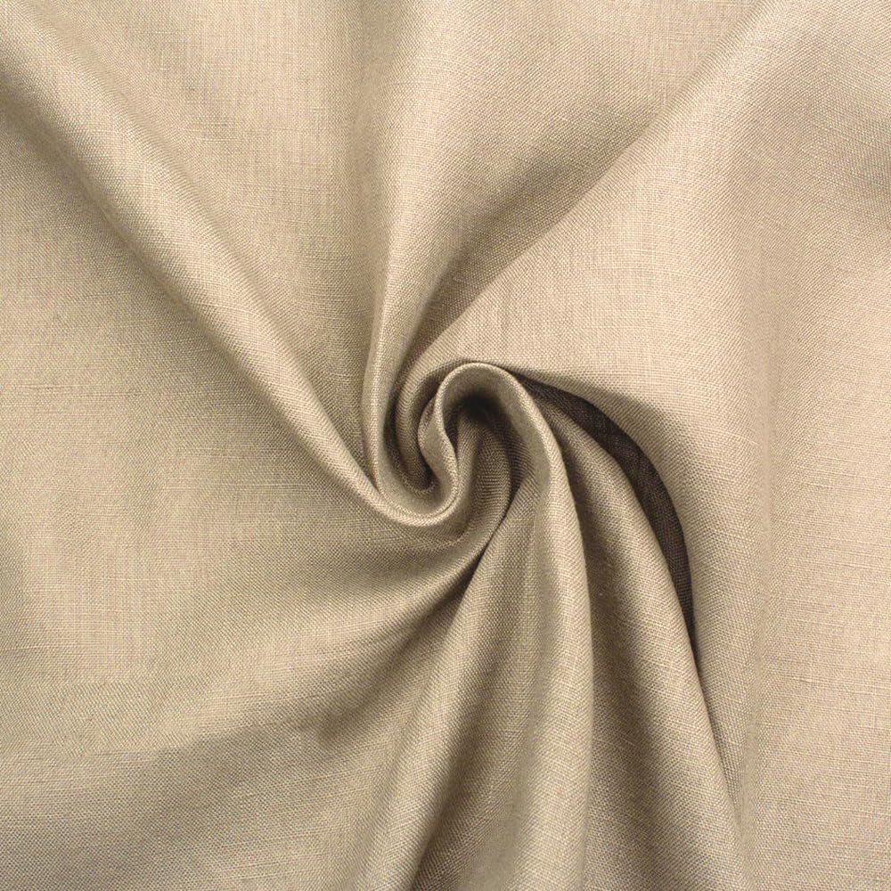 Barcelonetta | Linen Fabric | Natural, Organic, Breathable | 100% Vegan | 55" Wide | Shirt, Sewing, Embroidery Fabric | Cloth, Solid (Natural, 2 Yard)