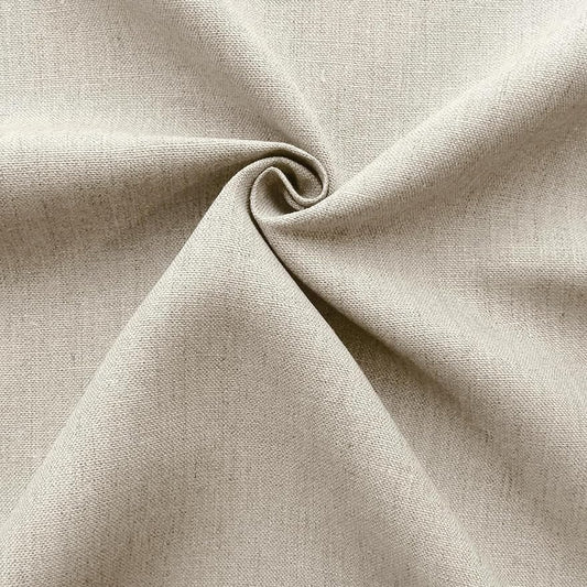 Barcelonetta | Linen Fabric | Natural, Organic, Breathable | 100% Vegan | 55" Wide | Shirt, Sewing, Embroidery Fabric | Cloth, Solid (Natural, 2 Yard)